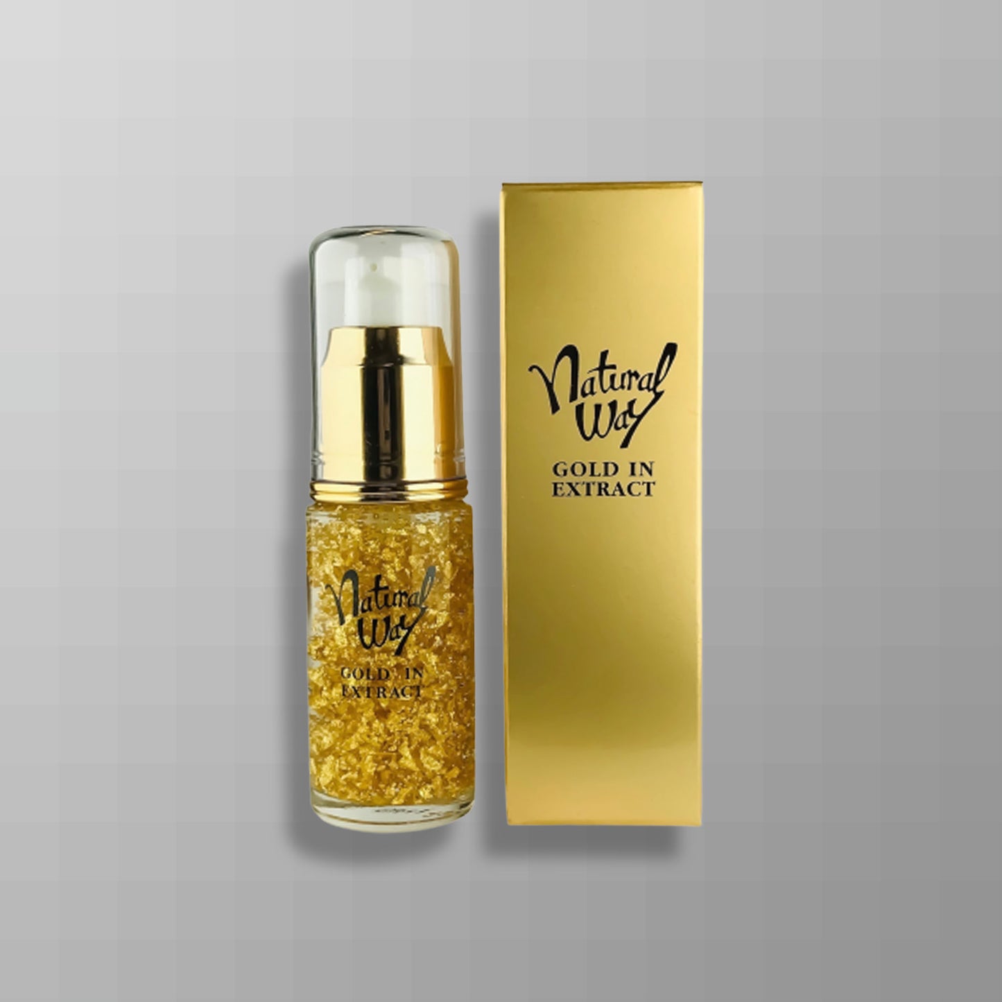 Natural Way GOLD IN EXTRACT 25mL (Weakly acidic beauty essence with gold leaf）